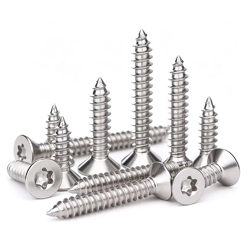 ASME B18.6.3 Torx Countersunk স্ব-ট্যাপিং স্ক্রু